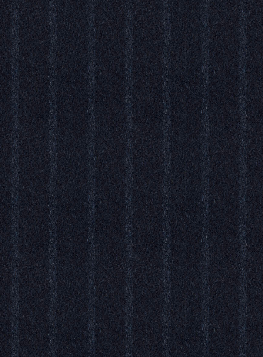 Blue Stripe Cashmere Jacket - StudioSuits