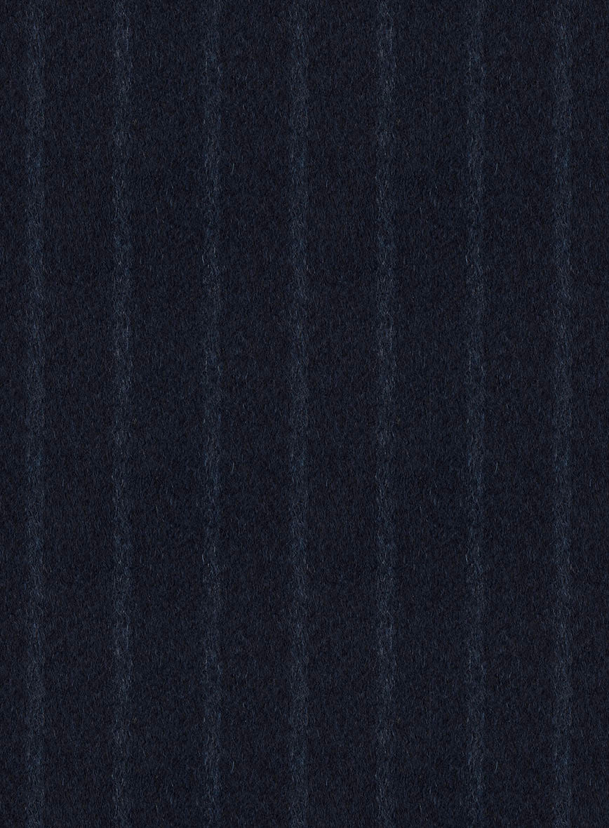 Blue Stripe Cashmere Jacket - StudioSuits