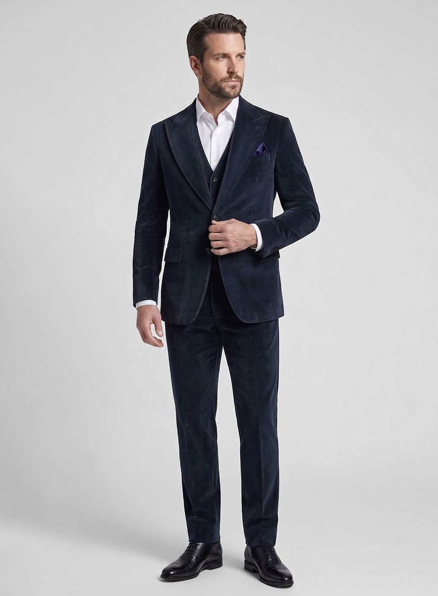Blue Velvet 3 Piece Suit - StudioSuits