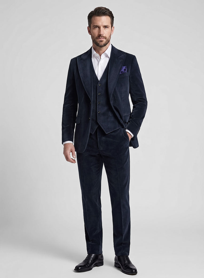 Blue Velvet 3 Piece Suit - StudioSuits