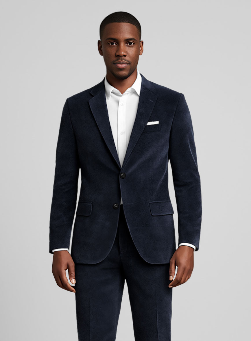 Blue Velvet Suit - StudioSuits