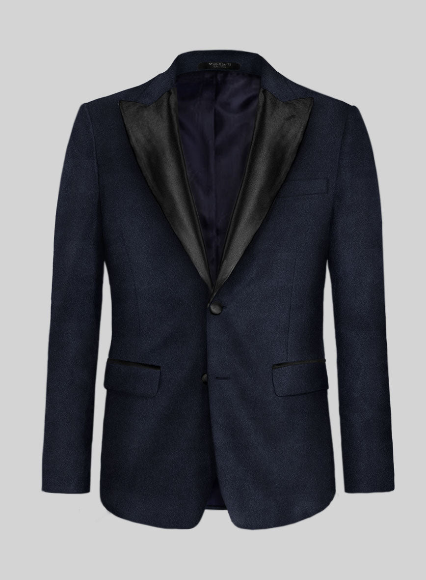 Blue Velvet Tuxedo Jacket