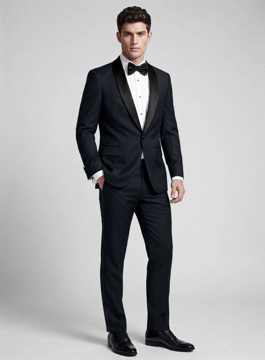 Blue Wool Tuxedo - StudioSuits
