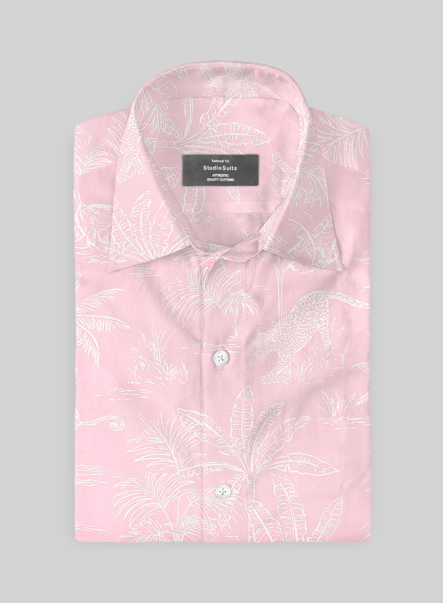 Blush Safari Cotton Shirt - StudioSuits