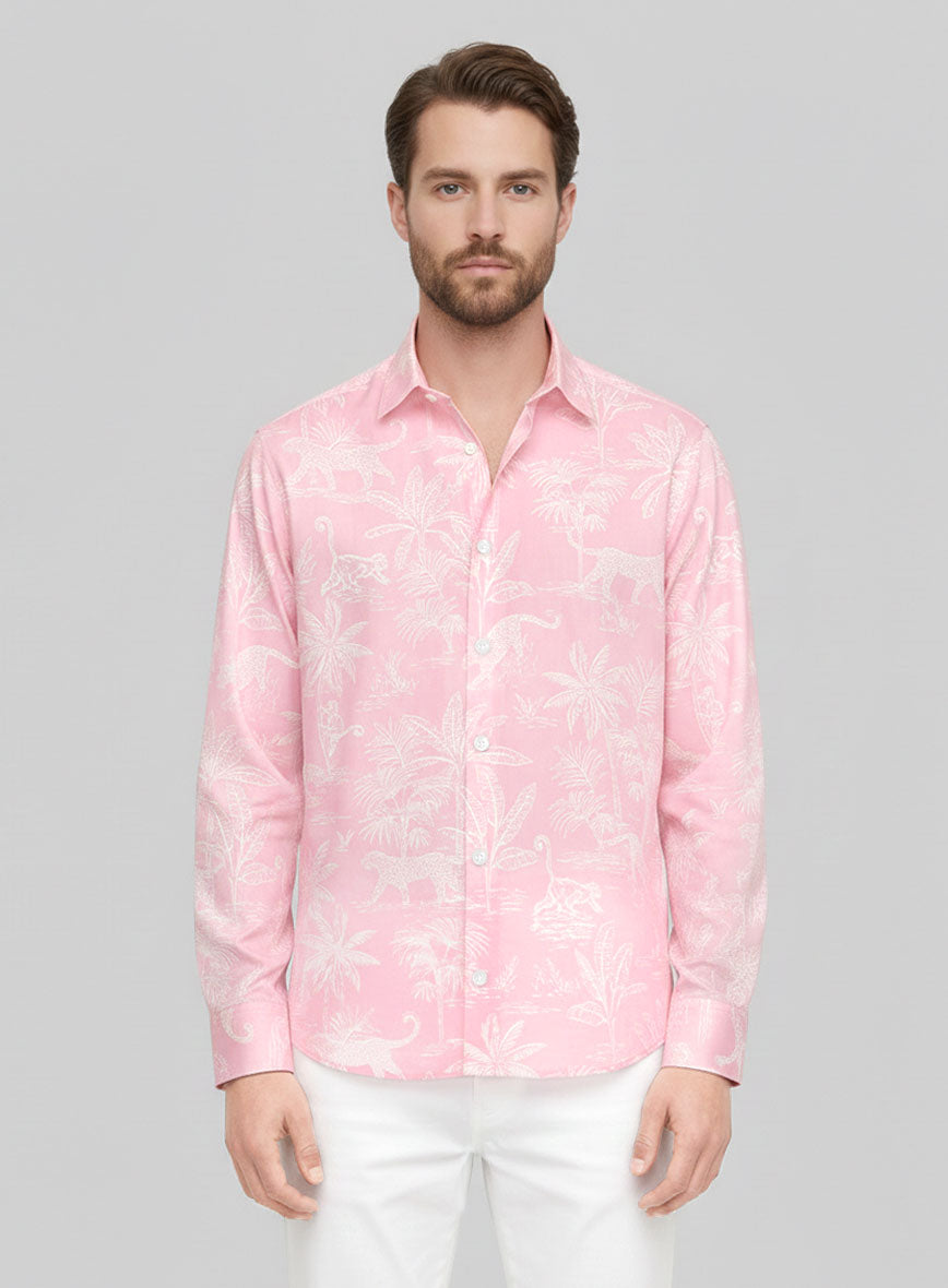 Blush Safari Cotton Shirt - StudioSuits