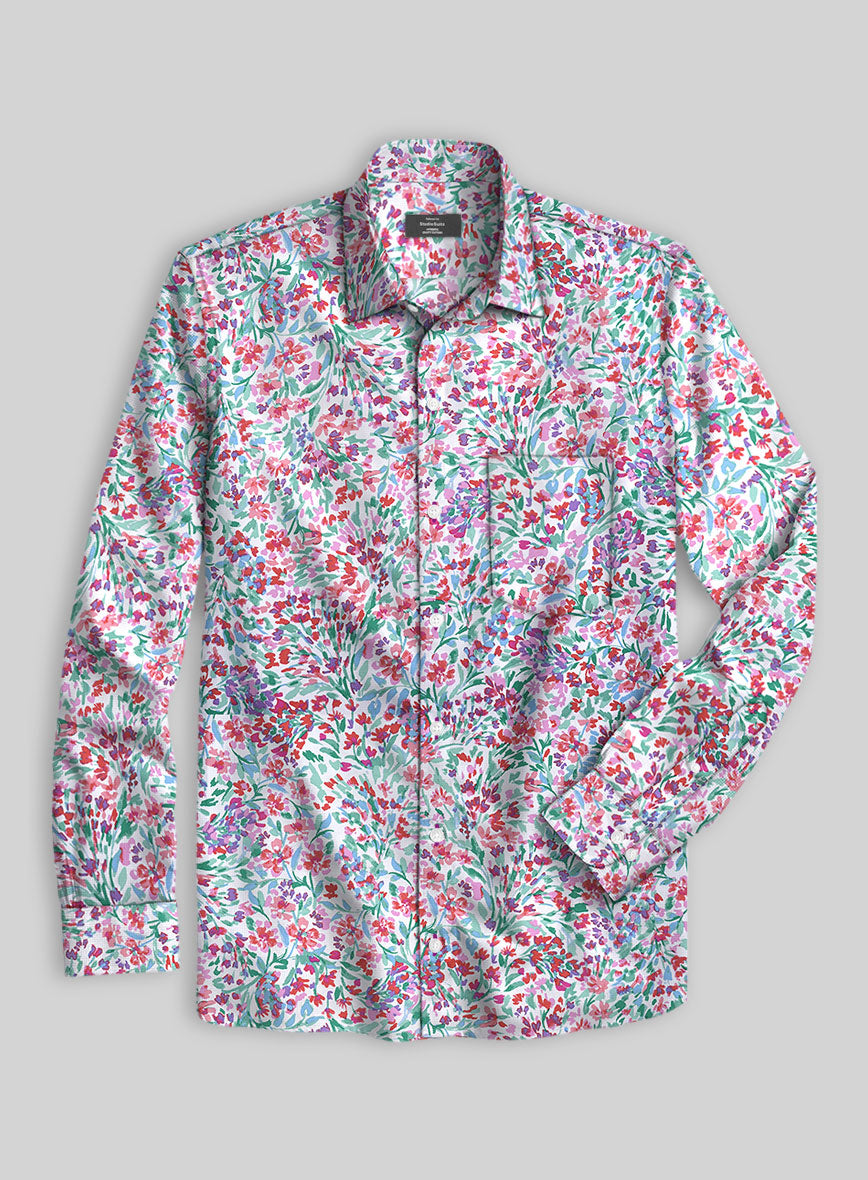 Botani Burst Cotton Shirt - StudioSuits
