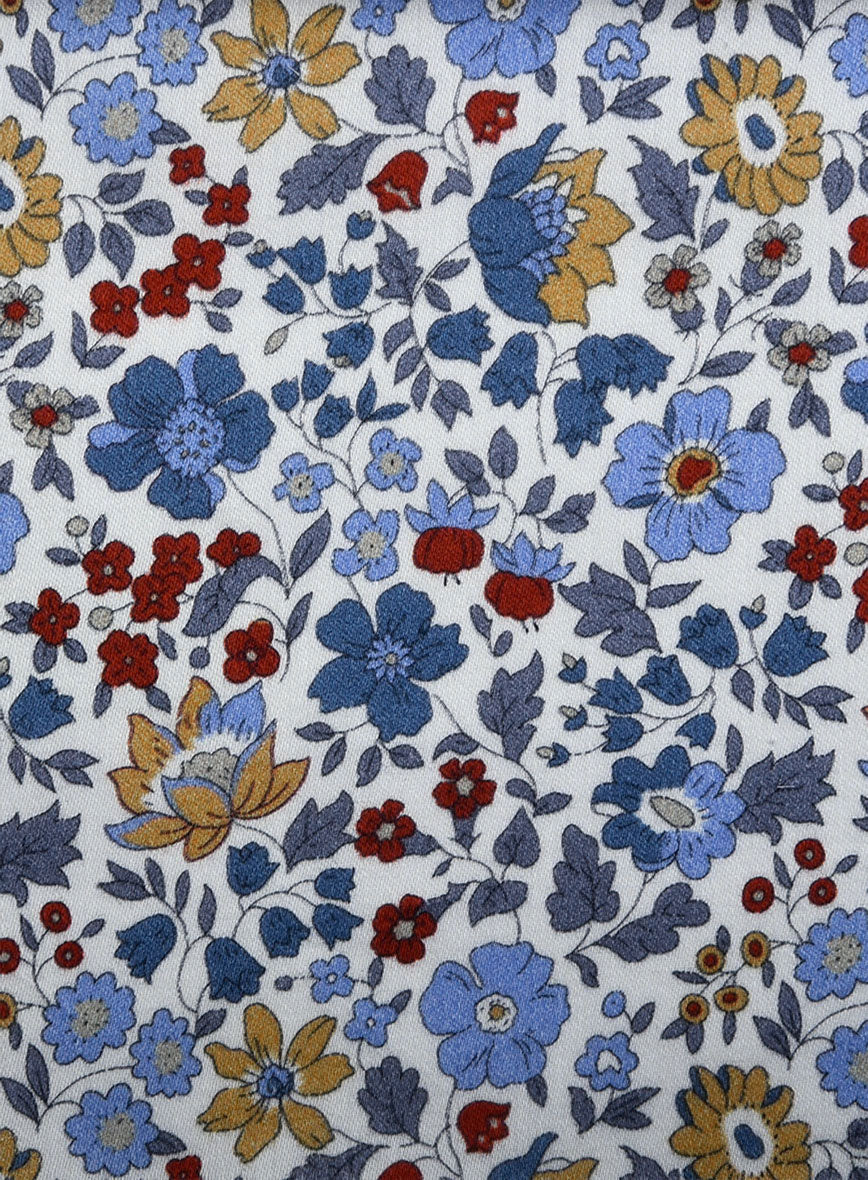 Botanical Haven Feather Cotton Shirt - StudioSuits
