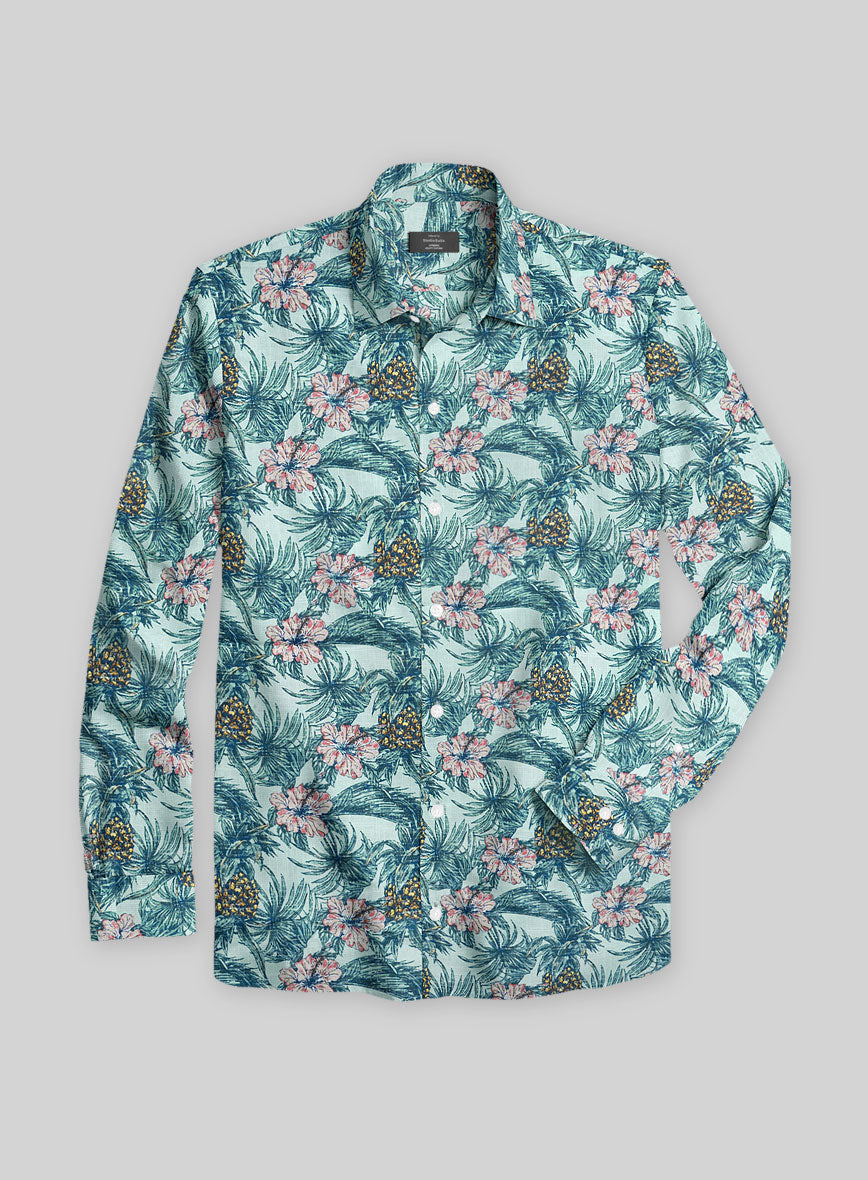 Botanical Retreat Cotton Shirt - StudioSuits