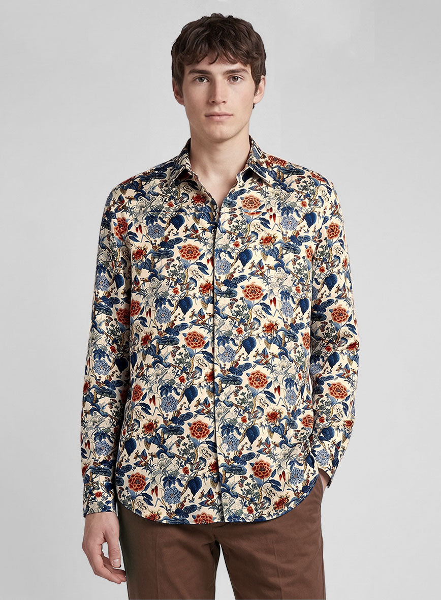 Botanique Royale Silk Shirt - StudioSuits