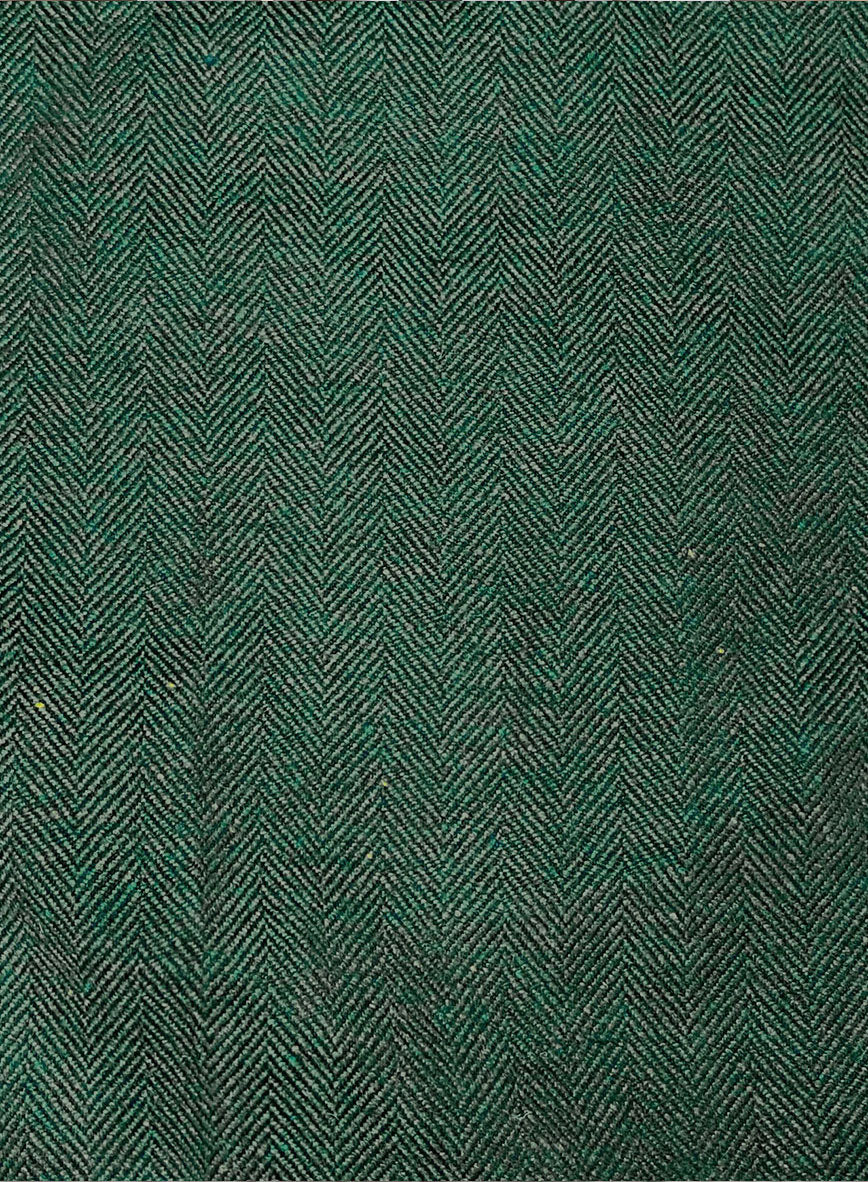 Bottle Green Herringbone Zoot Suit - StudioSuits