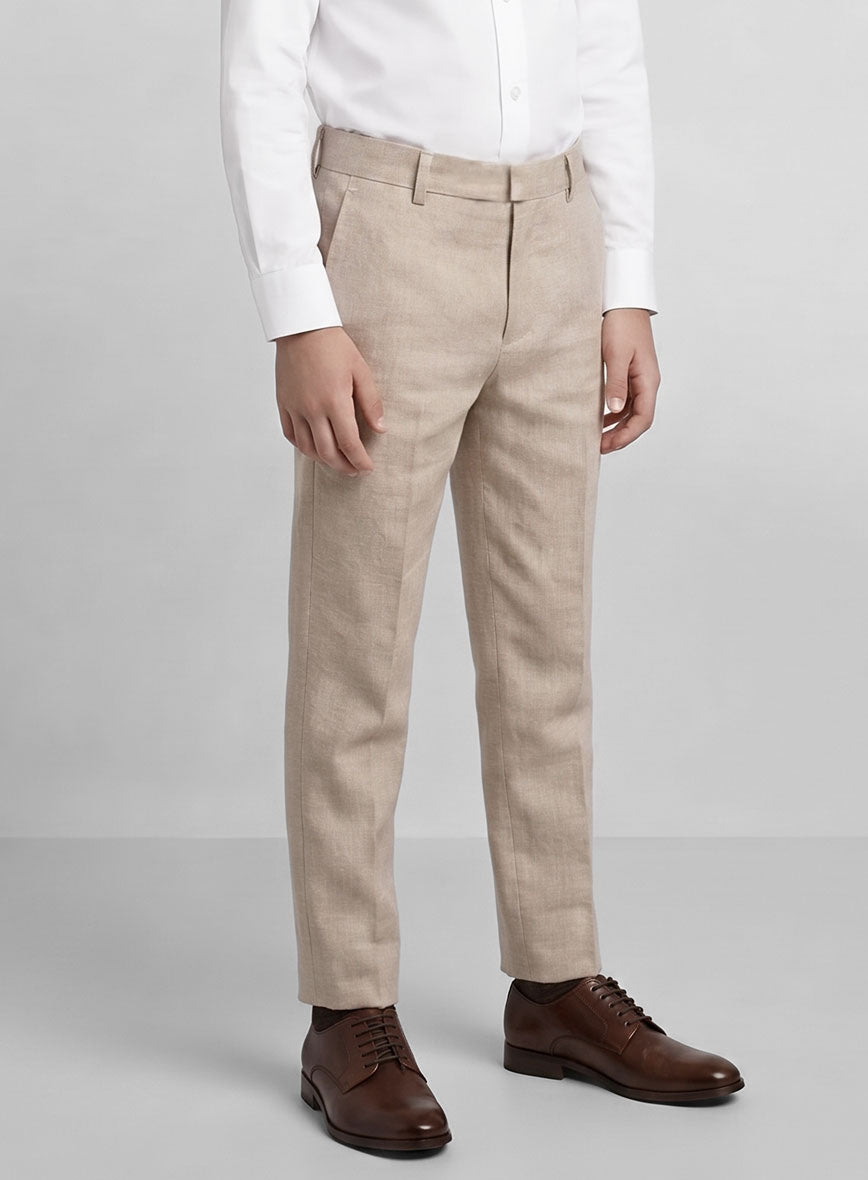 Boys Linen Pants Boys Linen Pants|Custom Suits |Linen Suits – StudioSuits