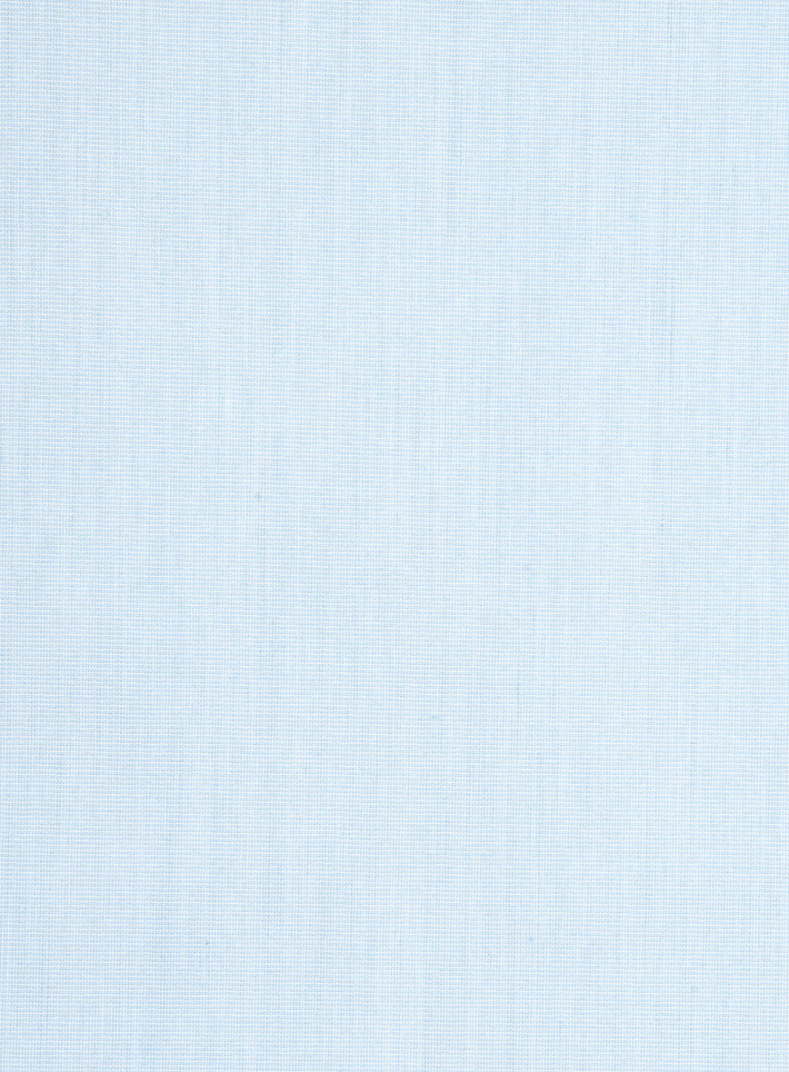 Breeze Blue Cotton Shirt - StudioSuits