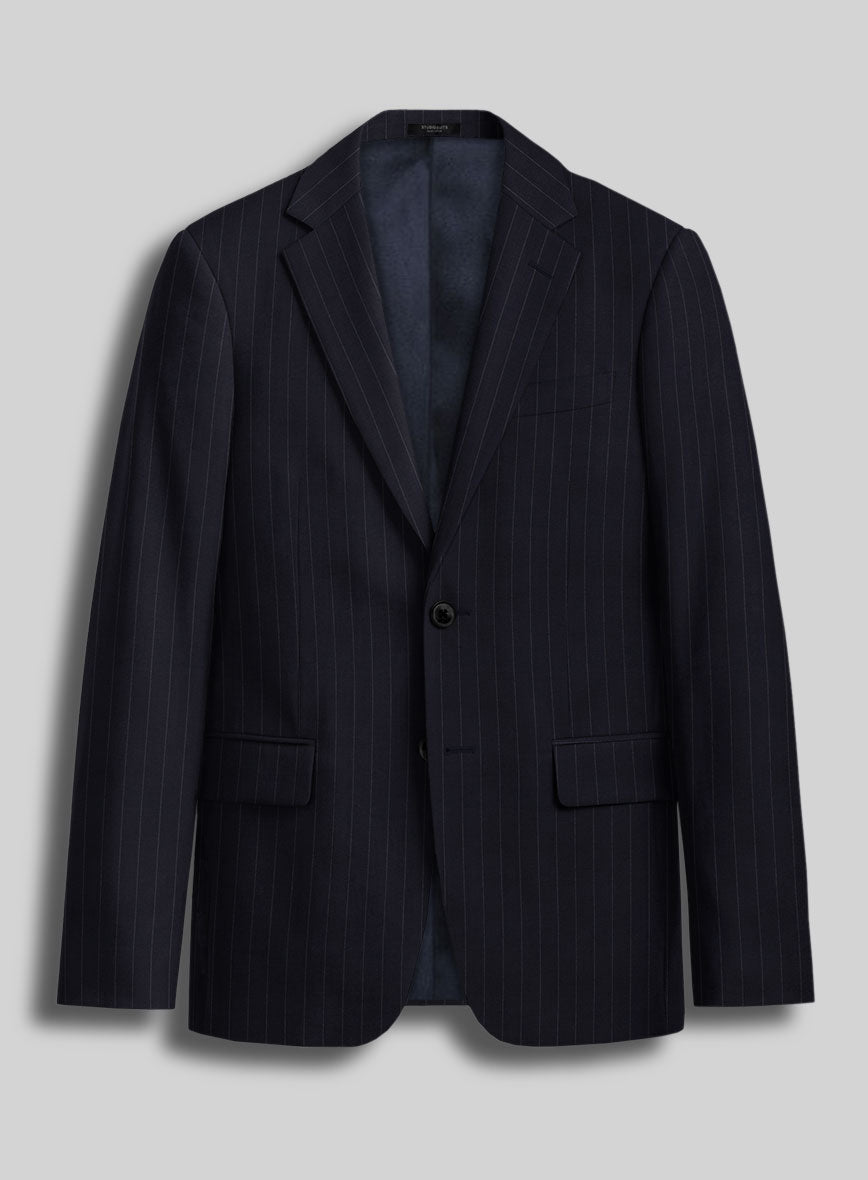 Bristol Blue Chalkstripe Suit - StudioSuits