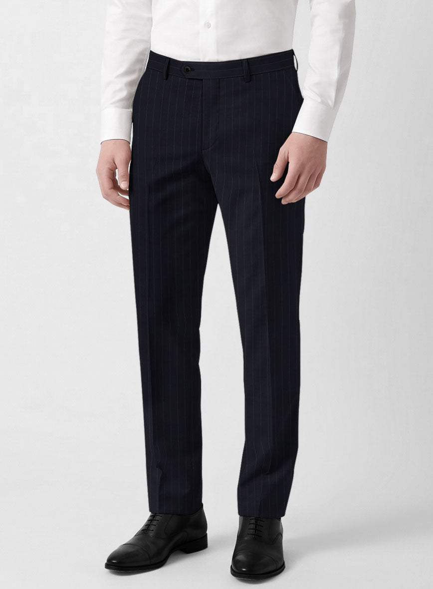 Bristol Blue Chalkstripe Suit - StudioSuits