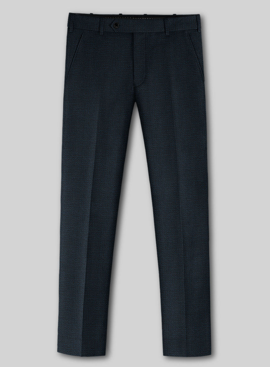 Bristol Bob Weave Teal Blue Pants - StudioSuits
