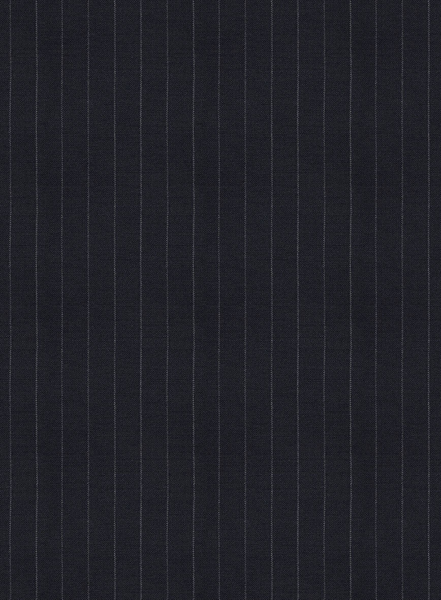 Bristol Dark Blue Regal Stripe Pants - StudioSuits