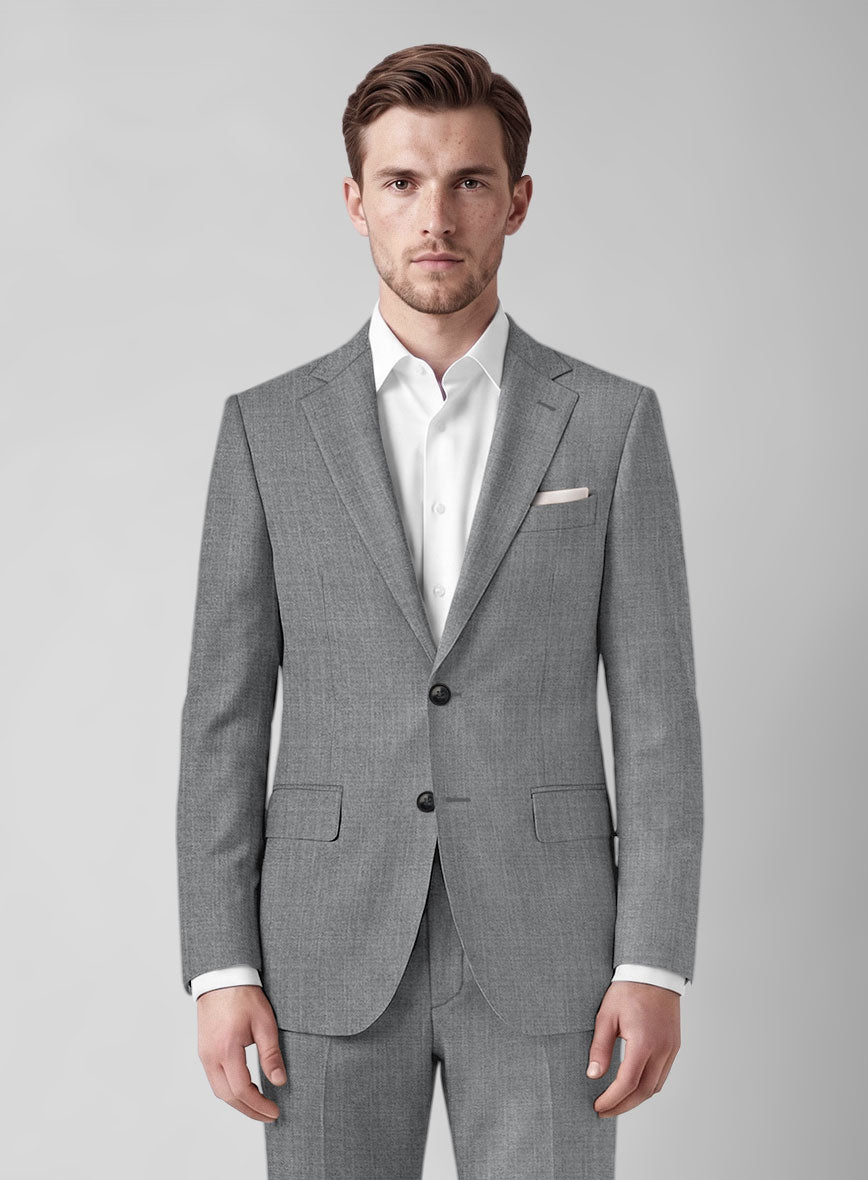 Bristol Light Gray Suit - StudioSuits