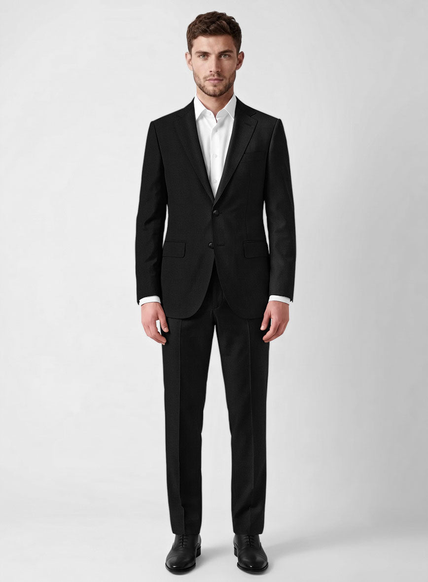 Bristol Lombo Black Suit - StudioSuits