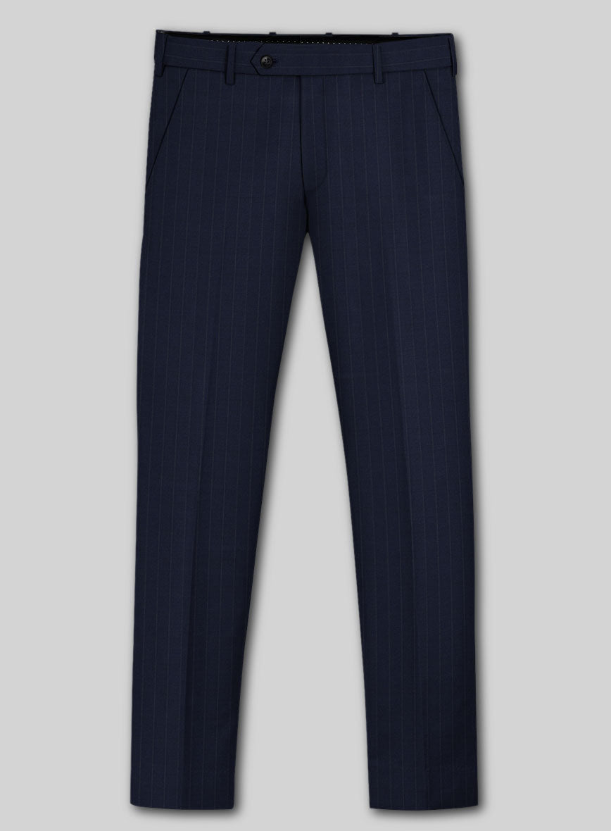 Bristol Navy Classic Stripe Suit - StudioSuits