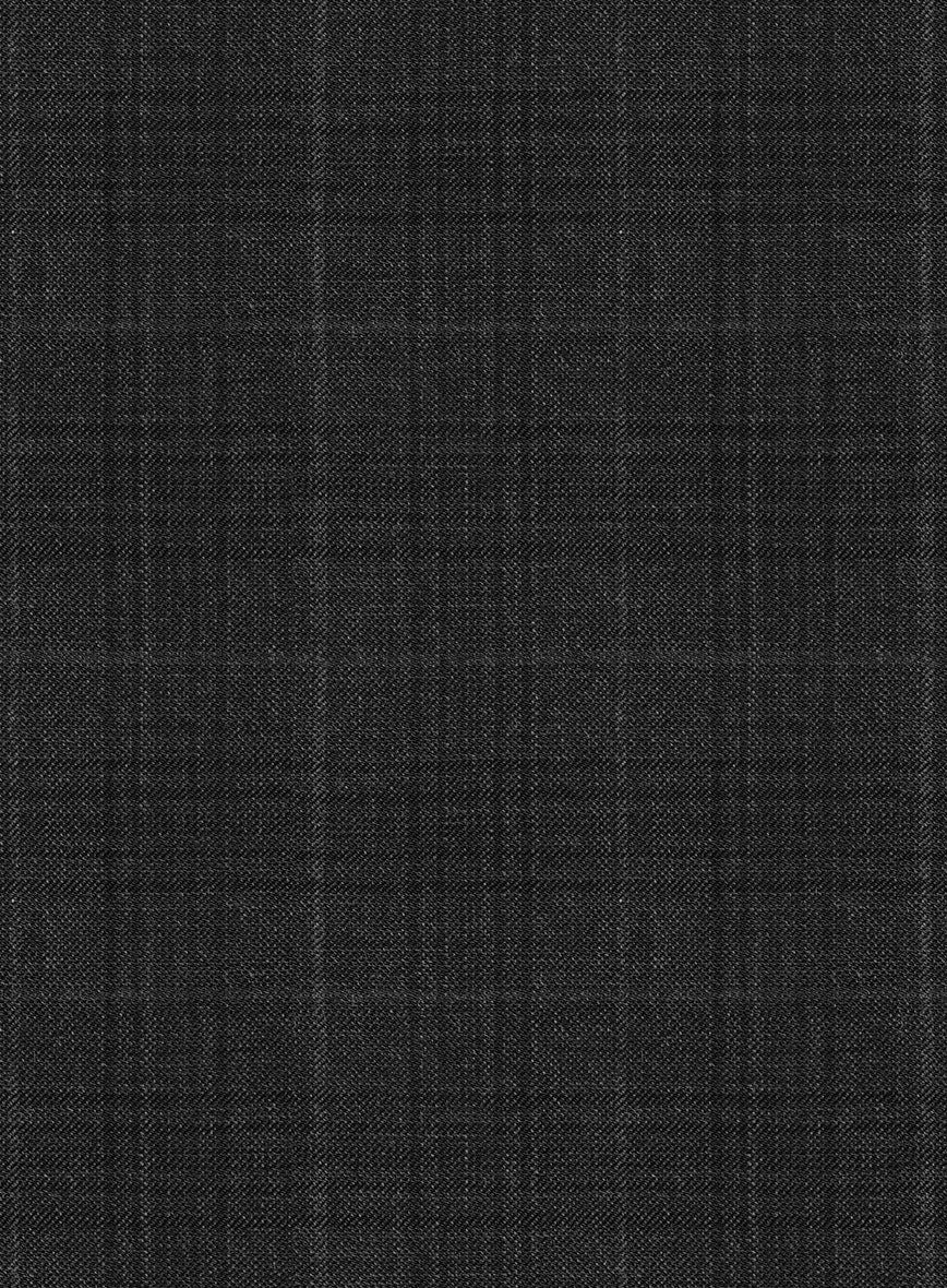 Bristol Alvaro Charcoal Checks Pants - StudioSuits