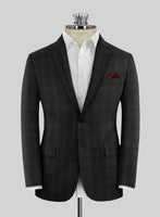 Bristol Alvaro Charcoal Checks Suit - StudioSuits