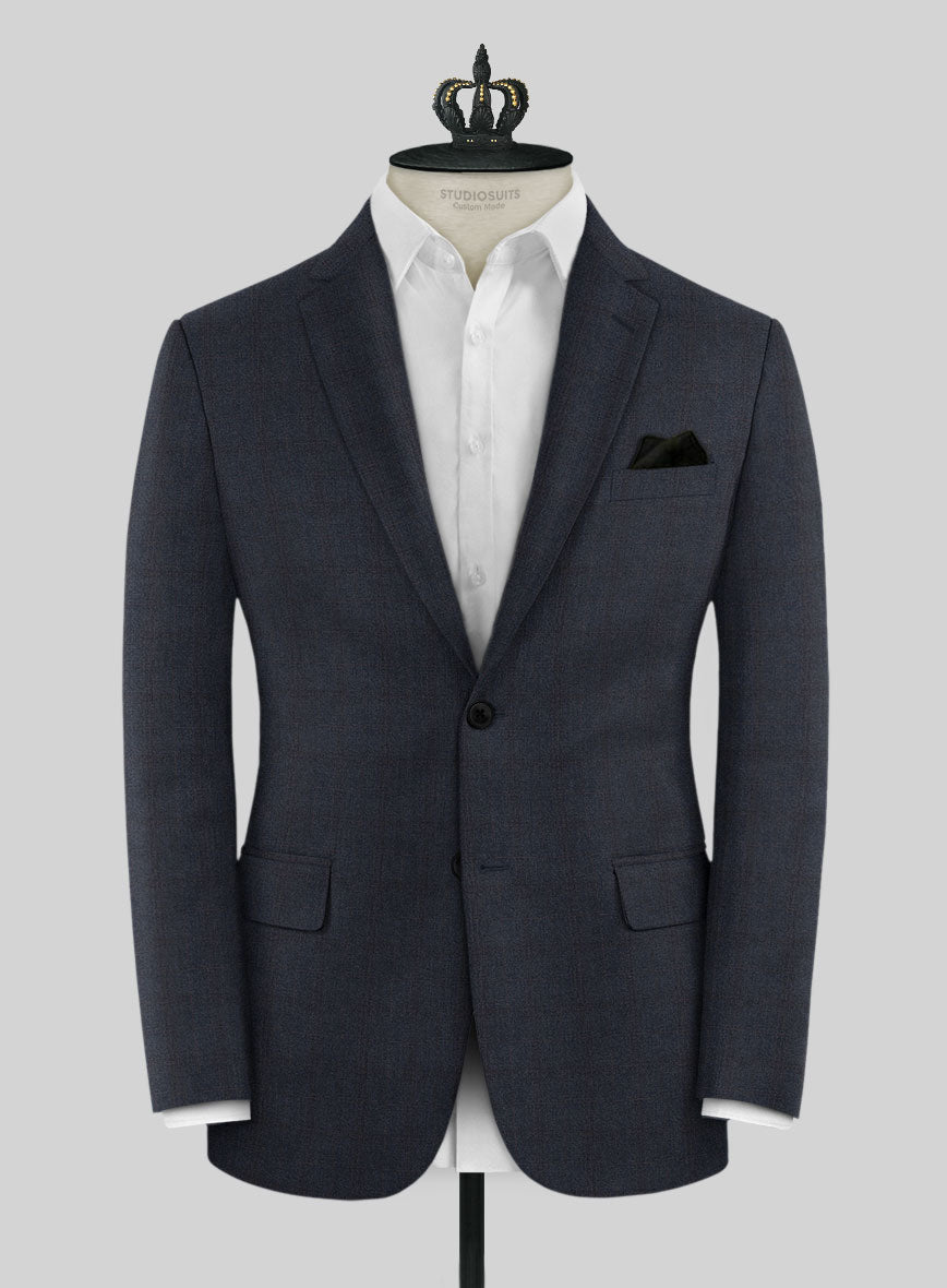 Bristol Amara Blue Checks Suit - StudioSuits