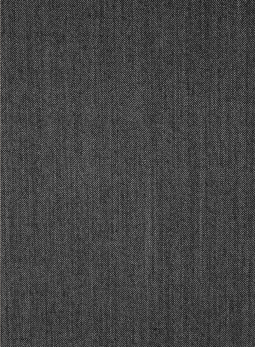 Bristol Ash Gray Herringbone Jacket - StudioSuits