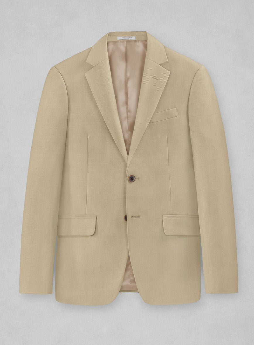 Bristol Beige Wool Jacket - StudioSuits