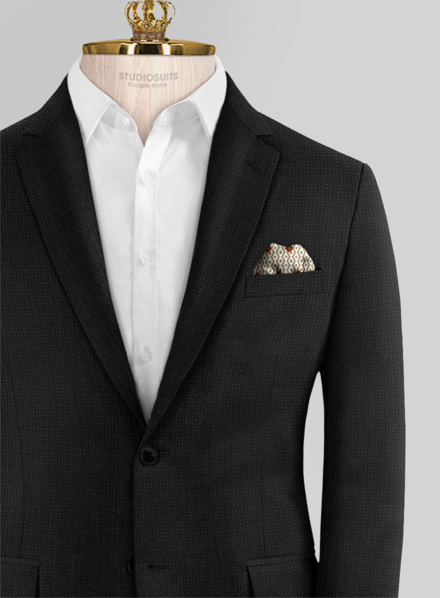 Bristol Bob Weave Black Suit - StudioSuits