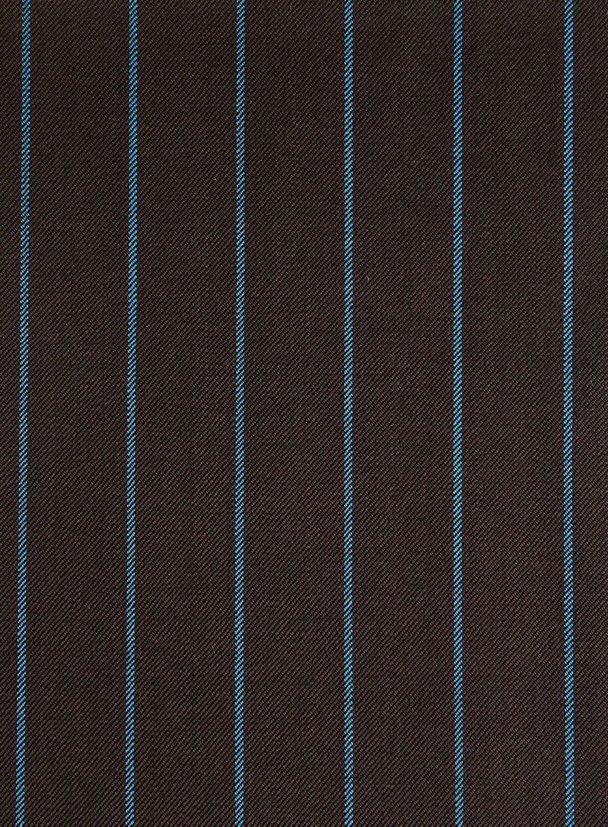 Bristol Brown Rope Stripe Jacket - StudioSuits