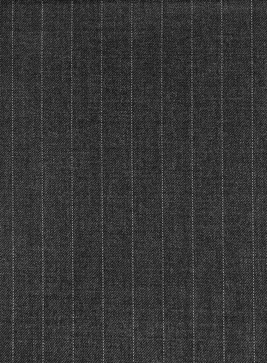 Bristol Charcoal Pinstripe Pants - StudioSuits