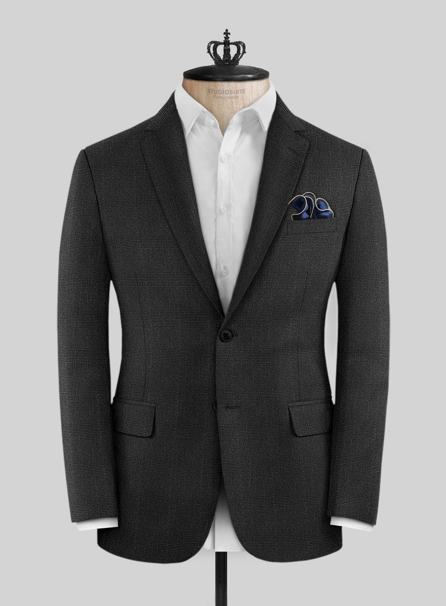 Bristol Classic Gray Checks Suit - StudioSuits