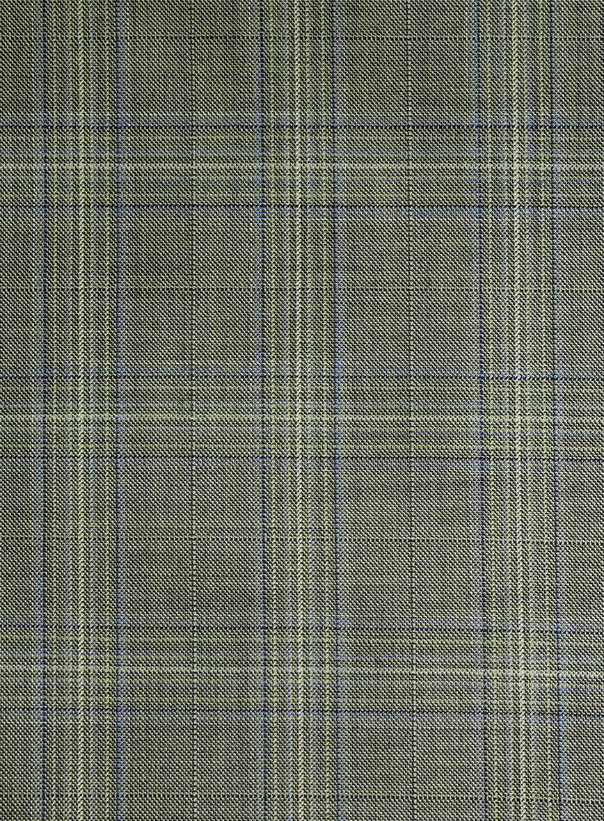 Bristol Corda Beige Check Pants - StudioSuits