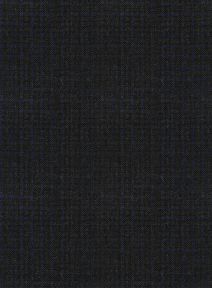 Bristol Emilio Blue Checks Pants - StudioSuits