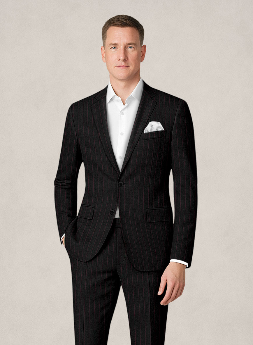 Bristol Fiamma Rope Stripe Suit