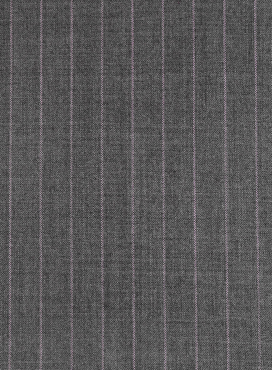 Bristol Gray Pinstripe Pants - StudioSuits
