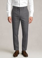 Bristol Gray Pinstripe Pants - StudioSuits