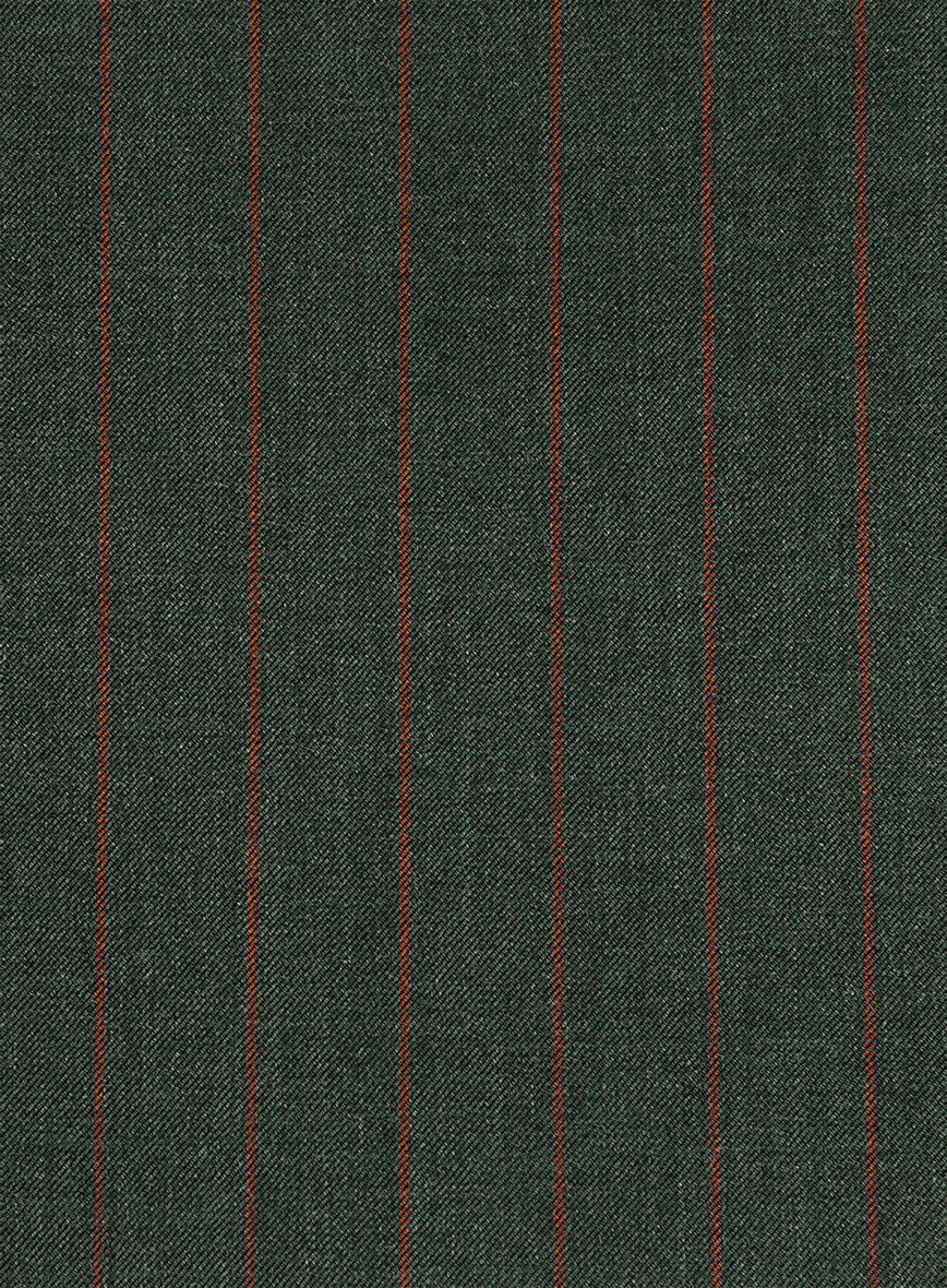 Bristol Green Rope Stripe Suit