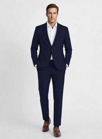Bristol Navy Blue Suit - StudioSuits