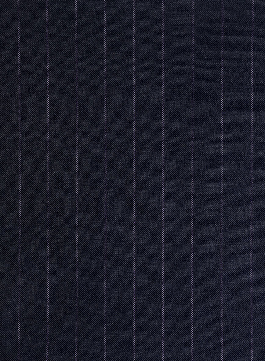 Bristol Navy Pinstripe Pants - StudioSuits