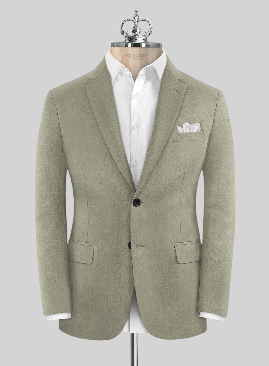 Bristol Olive Gray Suit - StudioSuits