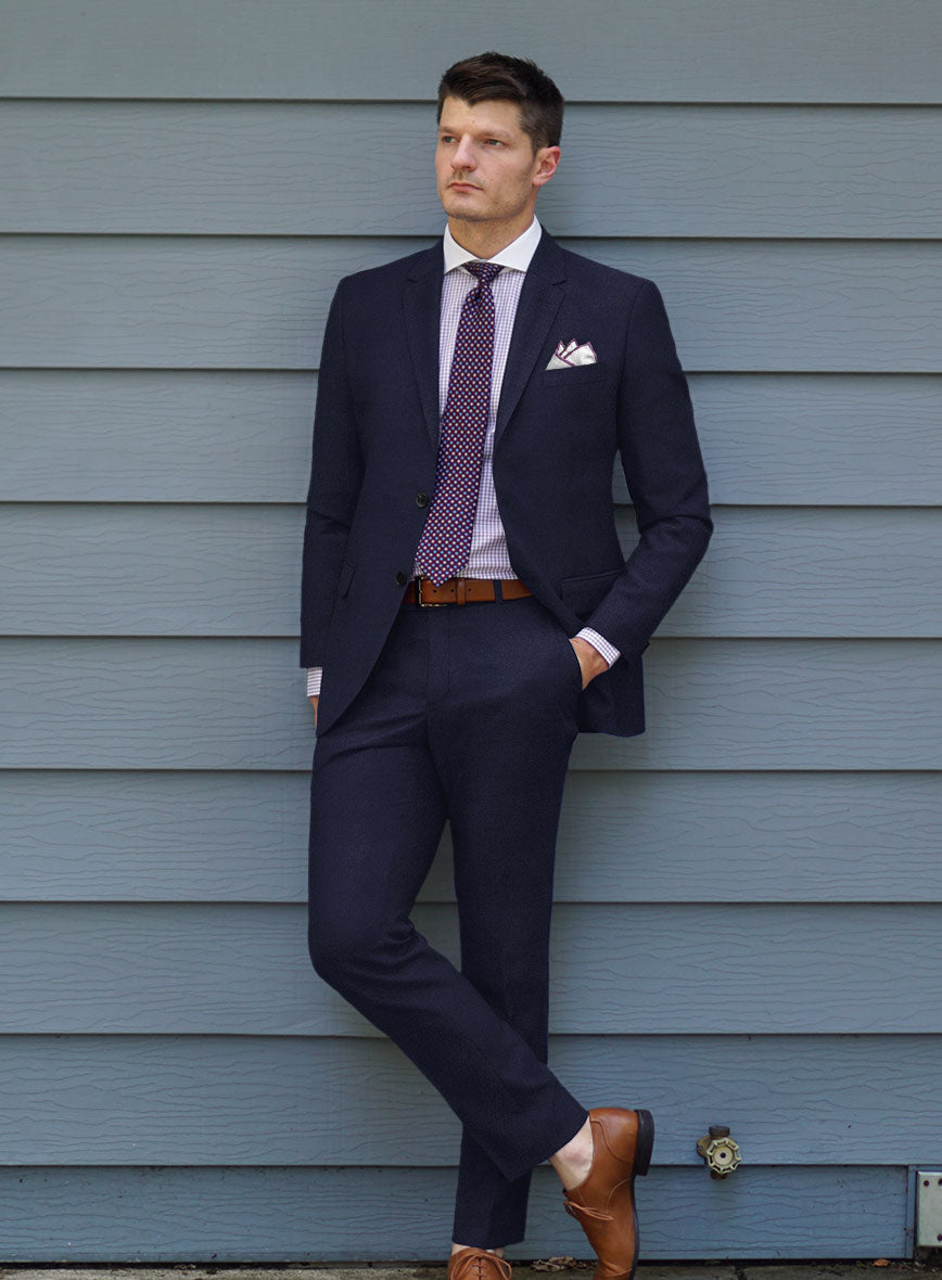 Bristol Lombo Blue Suit - StudioSuits