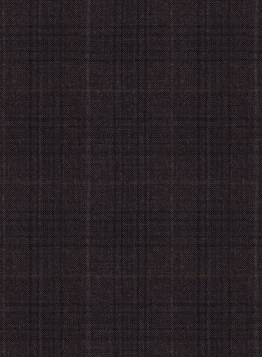Bristol Rosalia Purple Checks Pants - StudioSuits
