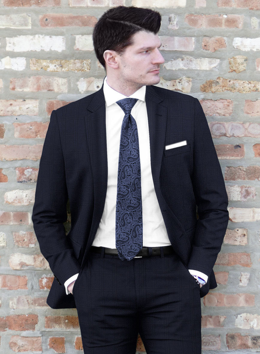 Bristol Silvio Blue Checks Suit - StudioSuits