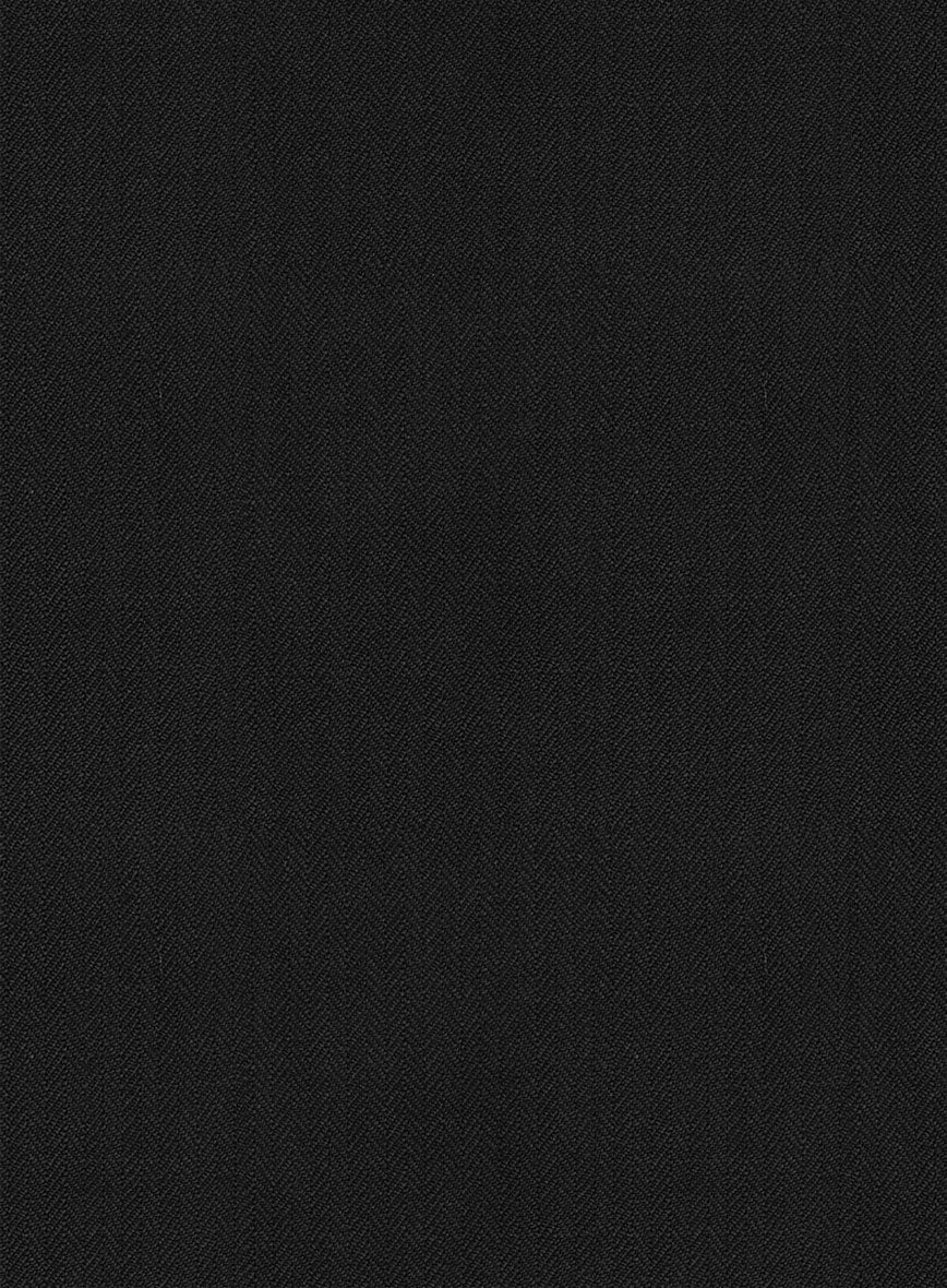 Bristol Umino Black Herringbone Jacket - StudioSuits
