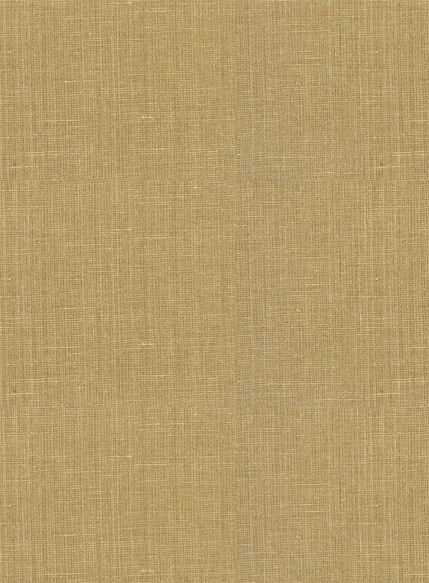 British Khaki Linen Highland Trousers - StudioSuits