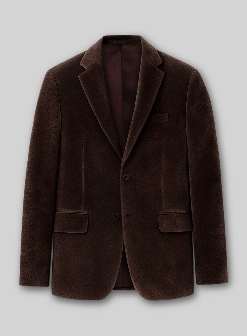 Brown Velvet Suit - StudioSuits