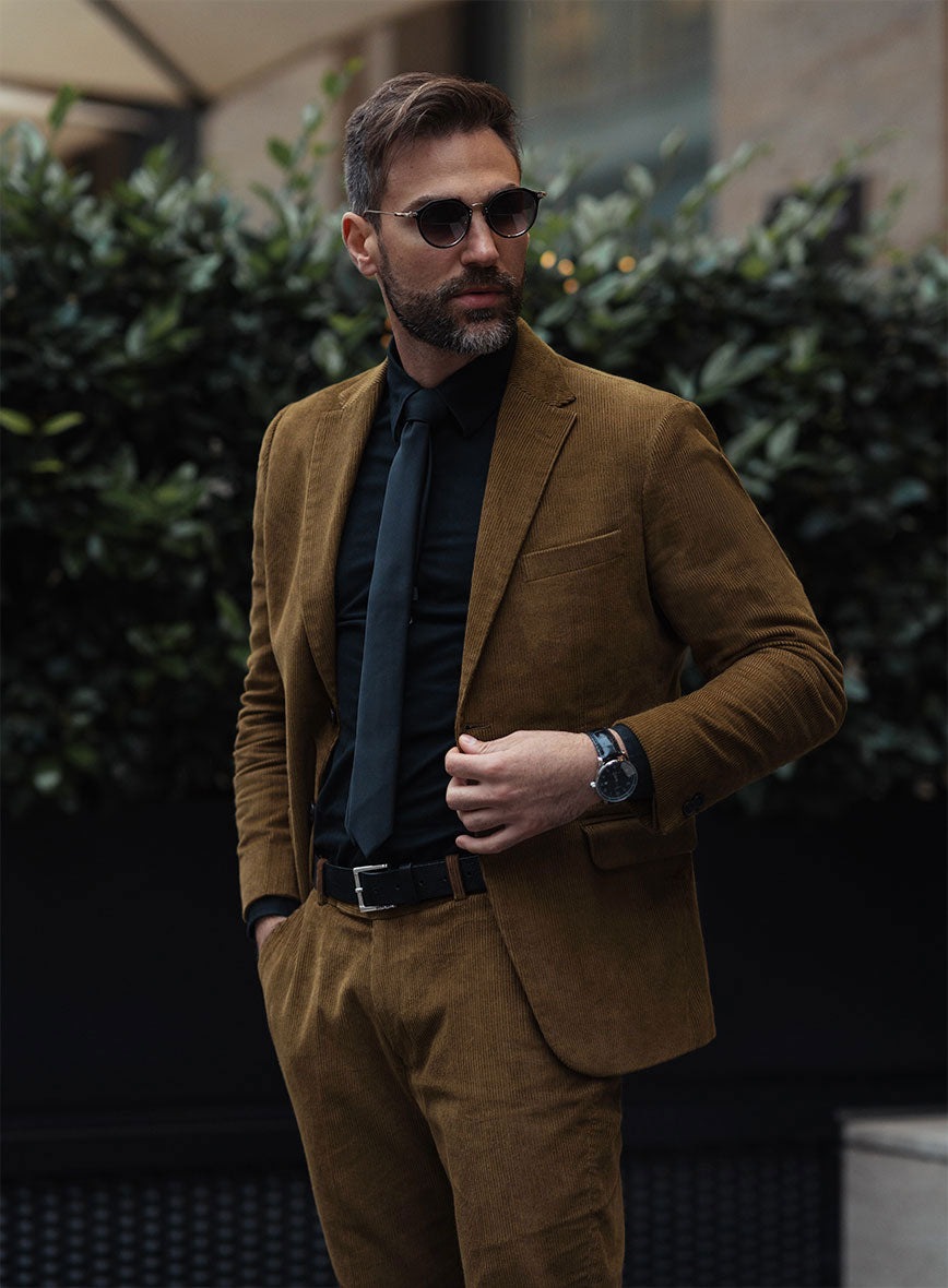 Brown Corduroy Jacket - StudioSuits