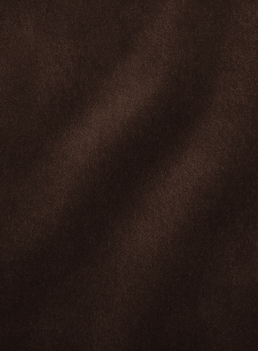 Brown Velvet Tuxedo Jacket - StudioSuits