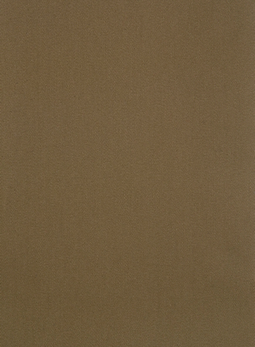 Brown Napoli Stretch Light Weight Cotton Pants - StudioSuits